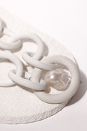 Baroque Pearl Rubber Necklace