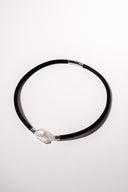 Keshi Pearl Rubber Necklace