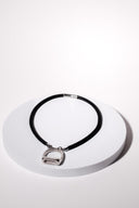 Stirrup Choker Rubber Equestrian Necklace