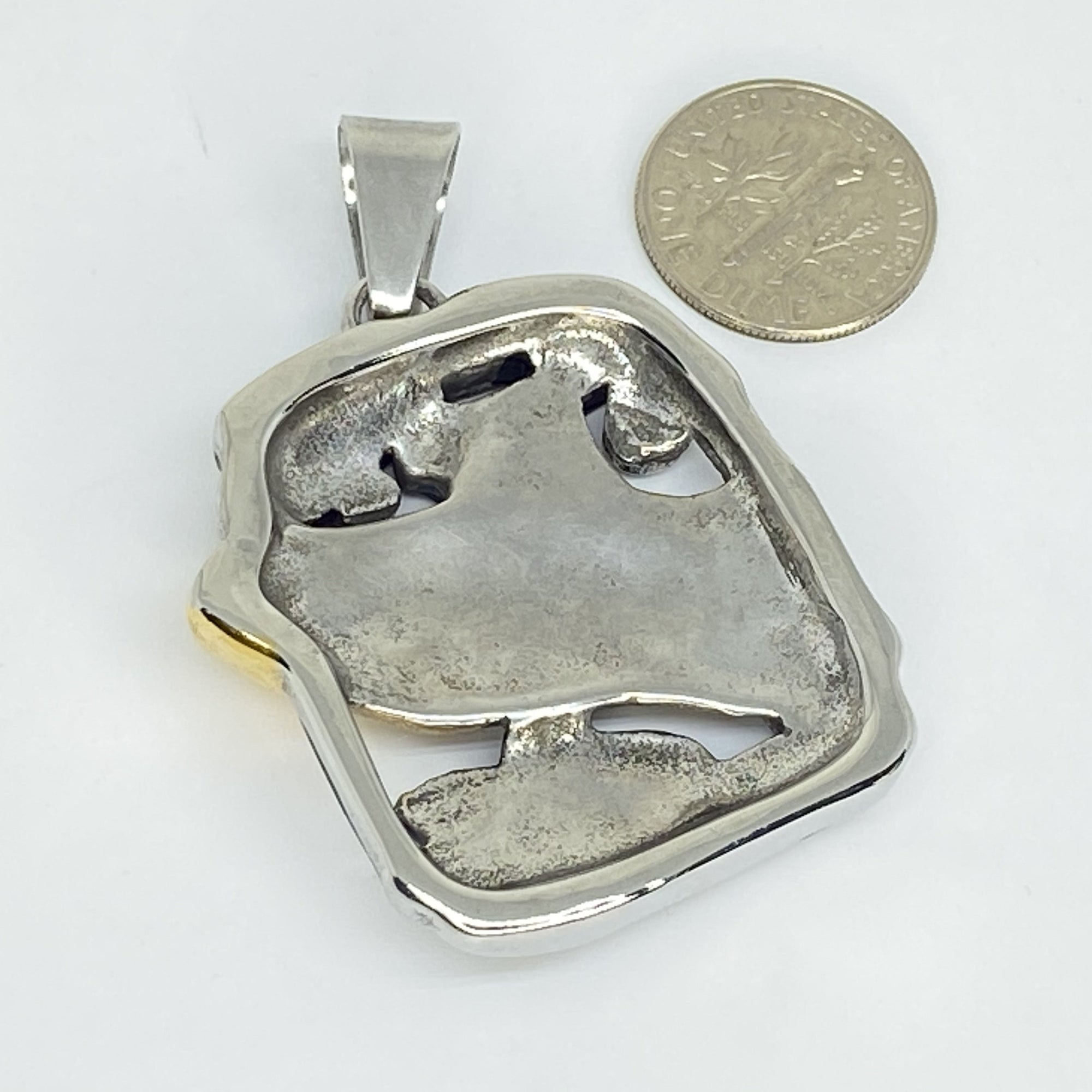 stainless steel pendent shark in wreck