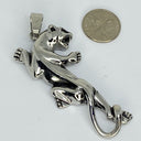 stainless steel pendent panther