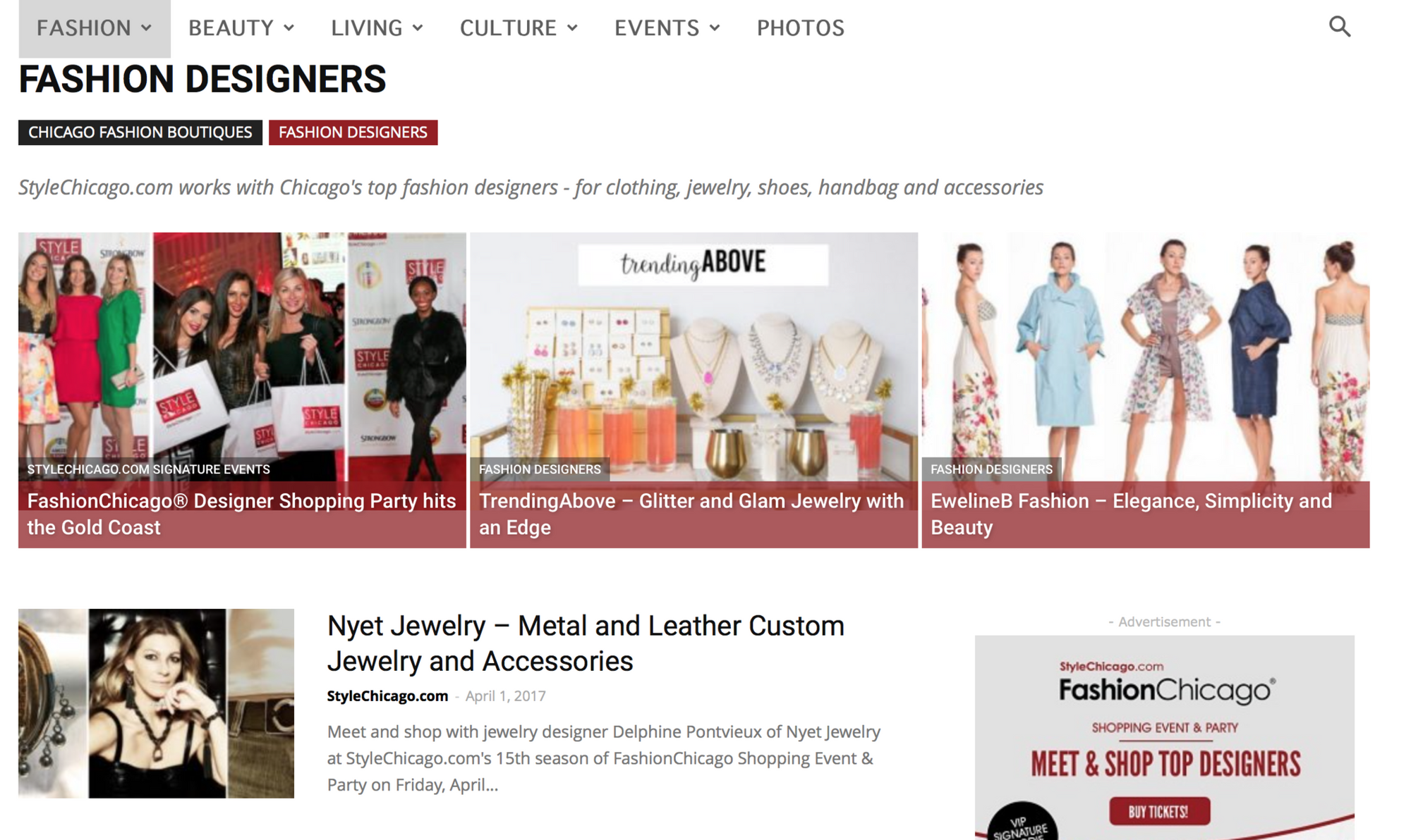 NYET JEWELRY FEATURED IN STYLECHICAGO.COM APRIL 2017