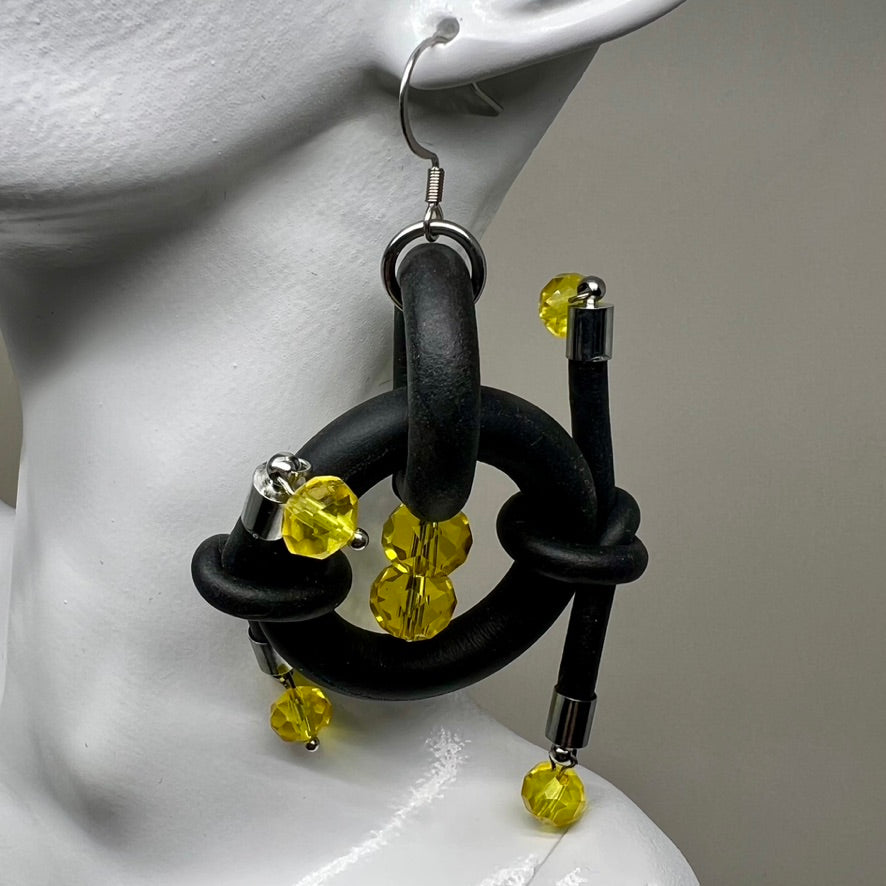 petite caldera earrings by nyet jewelry