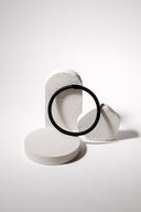 5-mm Rubber Cord with Black Coated Stainless Steel magnetic Clasp necklace