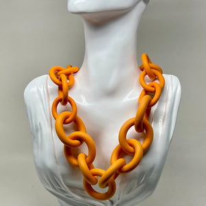 Simple rubber necklace by Nyet Jewelry