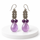 Armory Lavender Amethyst Teardrop Earrings