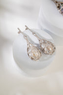 Cage Earrings with Baroque Pearl