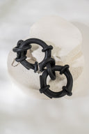 Bird's Nest Rubber Earrings