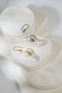 Simple Baroque Pearl Earrings Silver or Gold