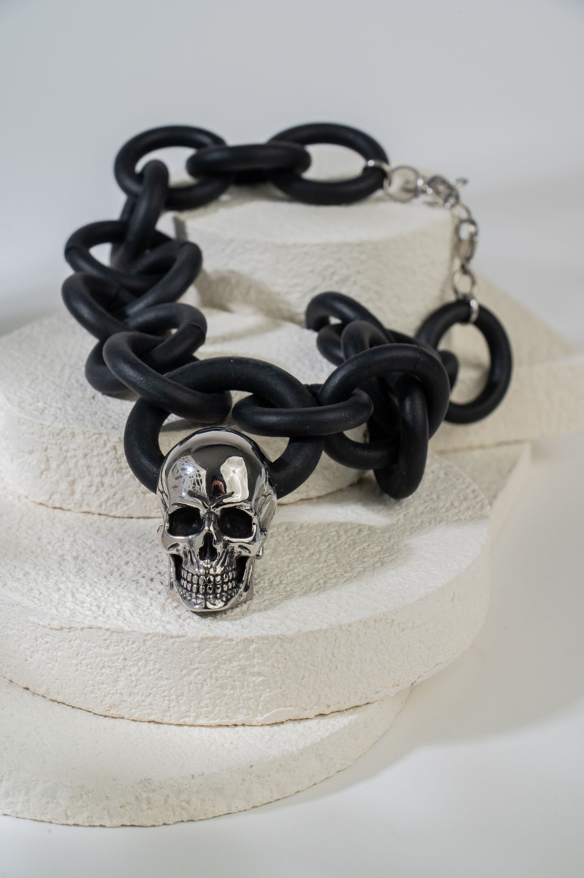 Mega Skull Rubber Necklace
