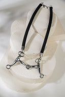 Pelham Horsebit Rubber Equestrian Necklace