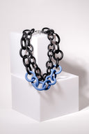Bicolor Double Strand Rubber Necklace