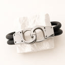 Cuff rubber bracelet