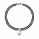 Armory Necklace with Extra Large Baroque Pearl
