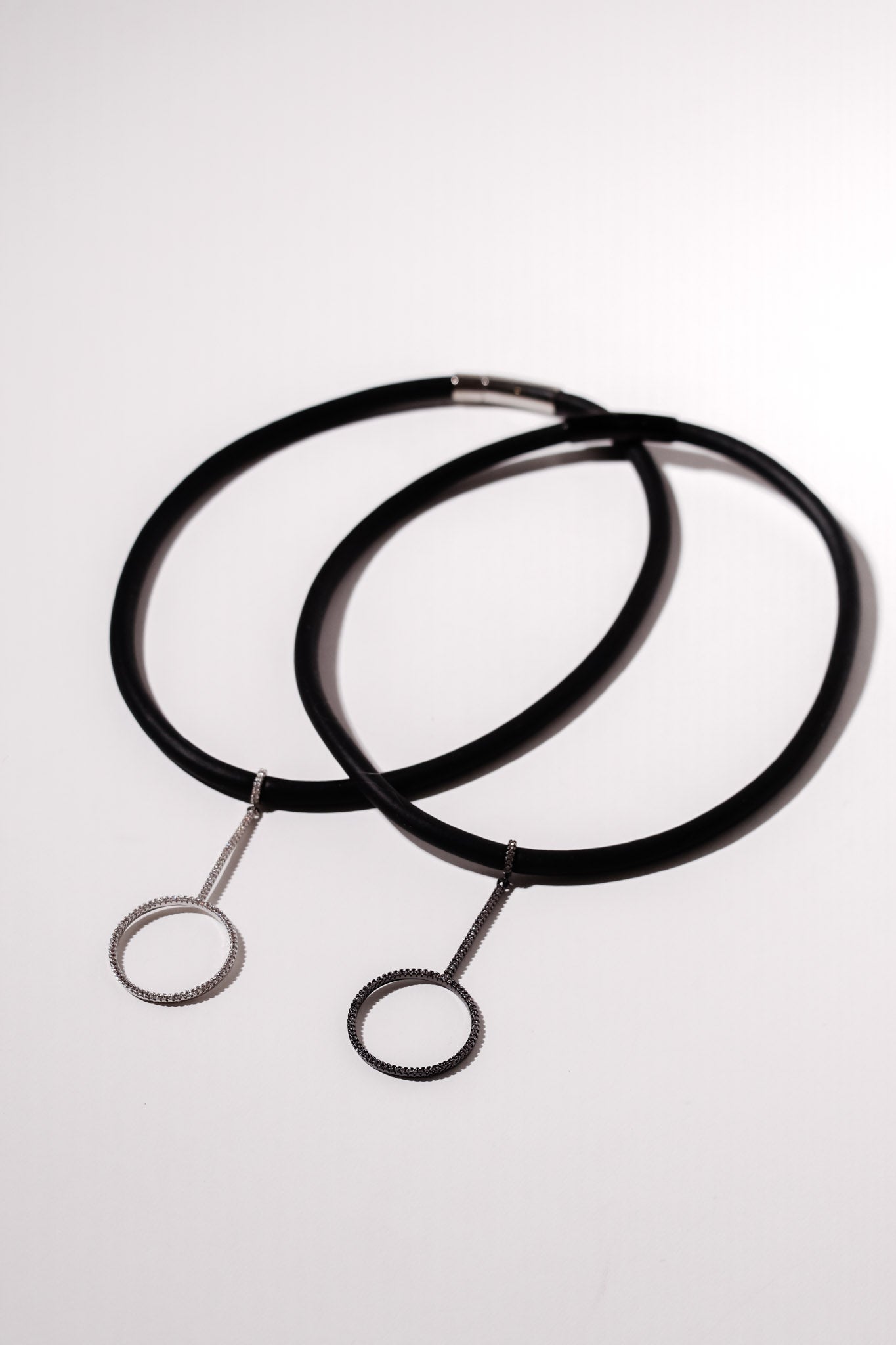 Geometric Rubber Necklace