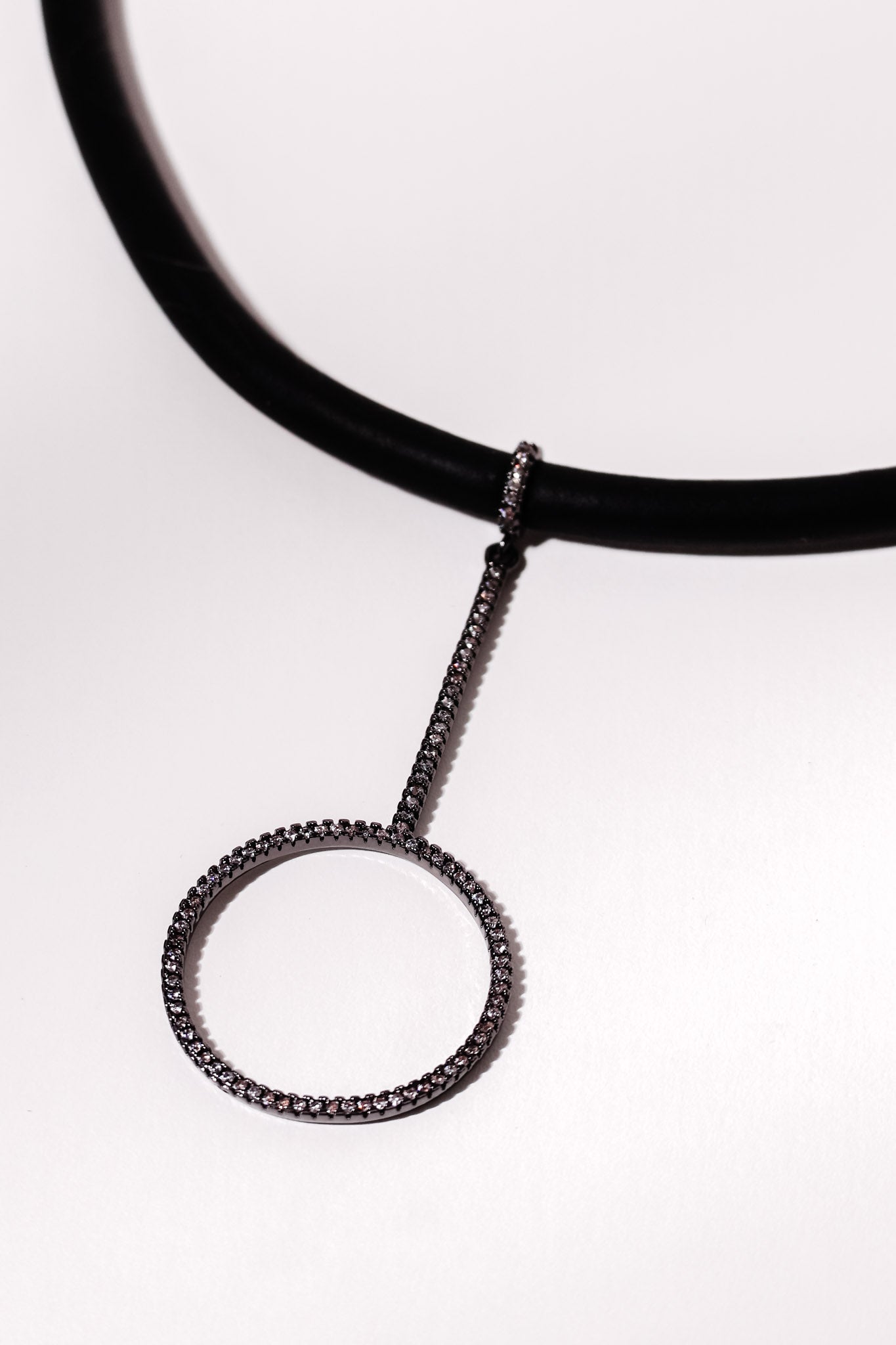 Geometric Rubber Necklace