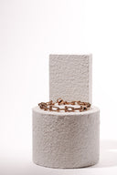 Chain Bracelets Over Stainless Steel - Silver and Gold