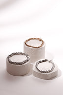 Chain Bracelets Over Stainless Steel - Silver and Gold