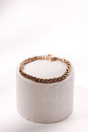 Chain Bracelets Over Stainless Steel - Silver and Gold