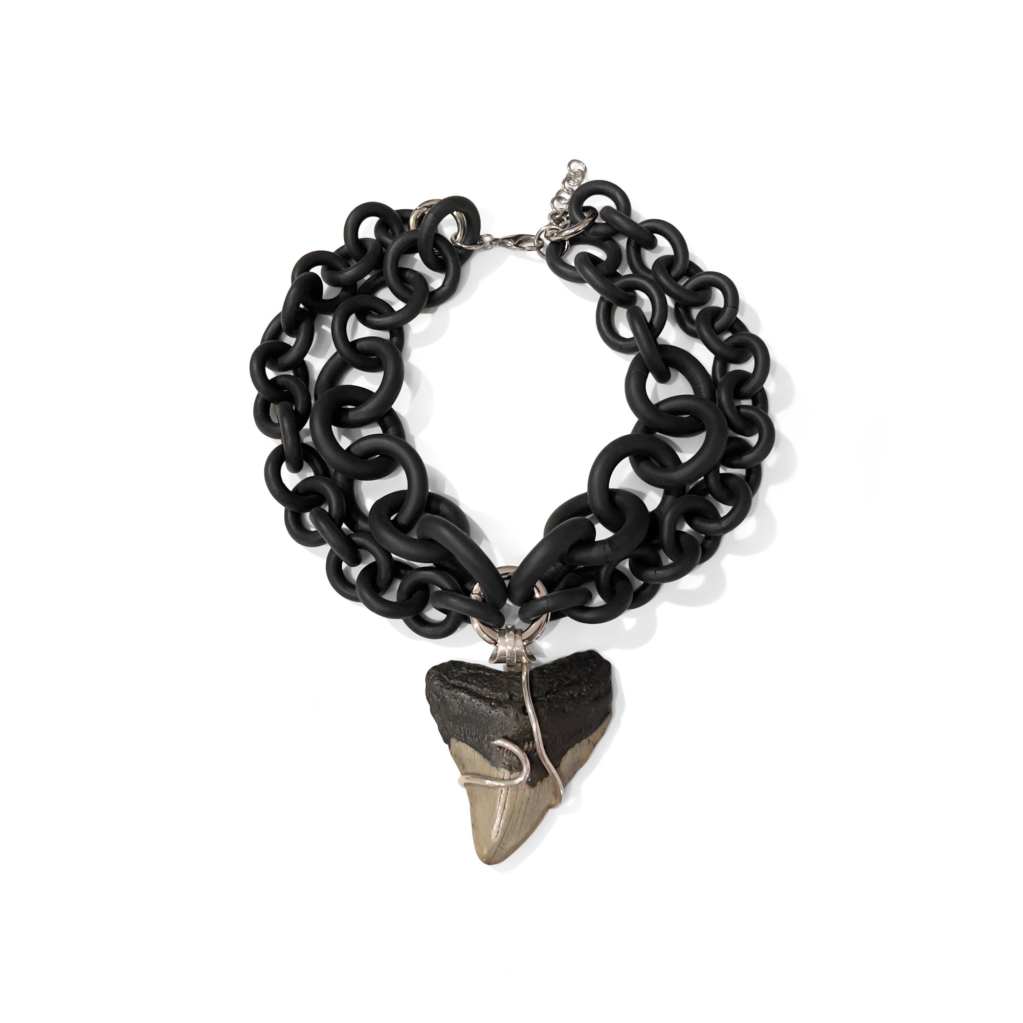 Megalodon Tooth 5-in-1 Rubber Necklace 4 by NYET Jewelry