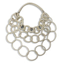 Multi-strand Rubber Statement Necklace with Baroque Pearls