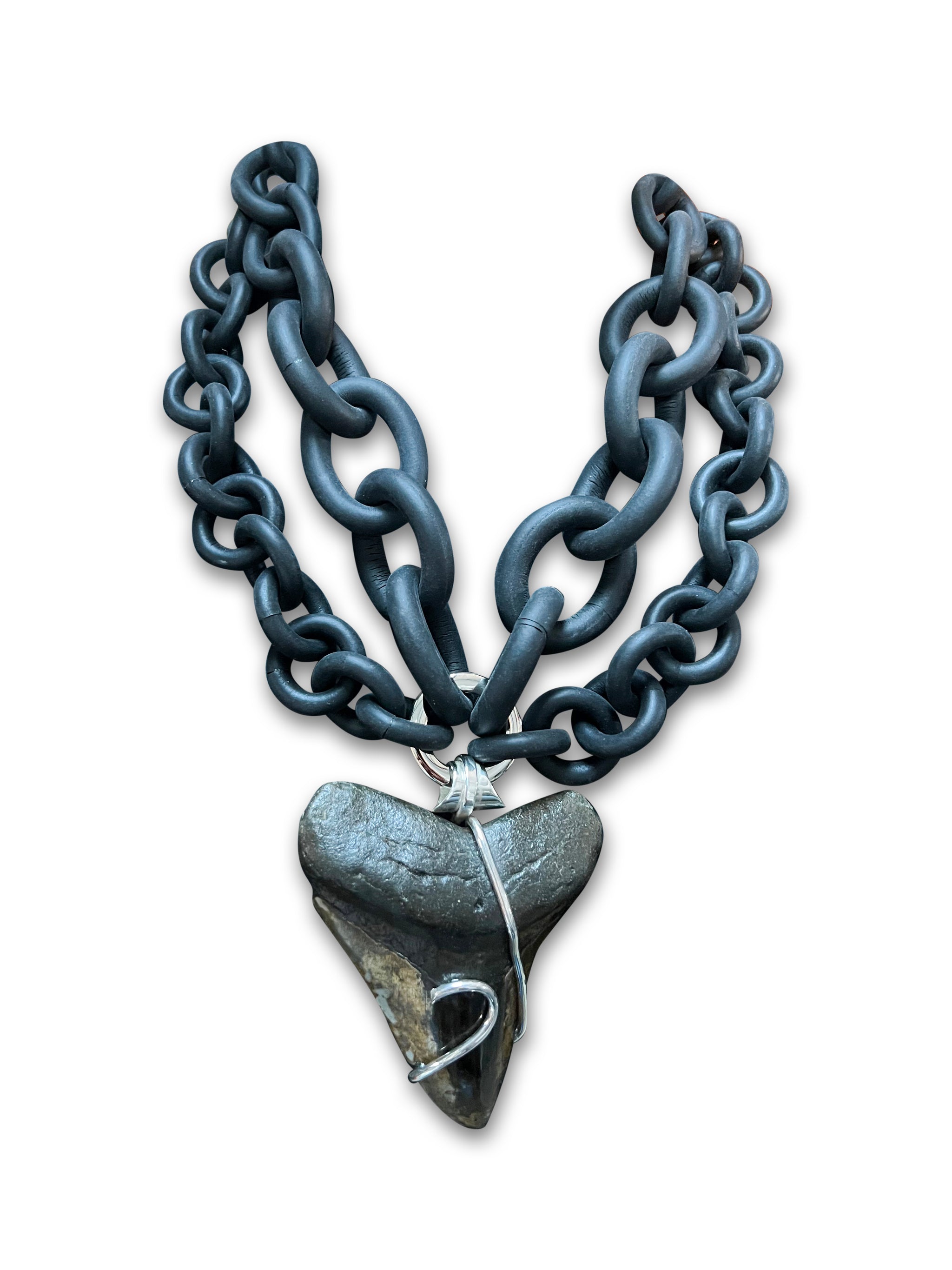 Megalodon Tooth 5-in-1 Rubber Necklace