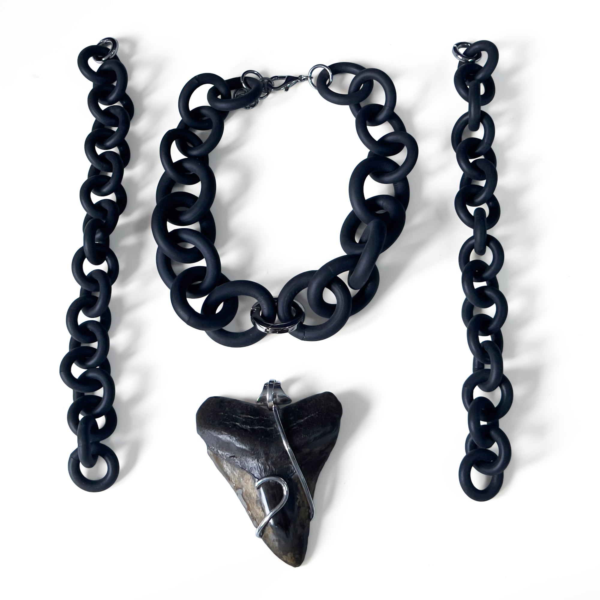 Megalodon Tooth 5-in-1 Rubber Necklace