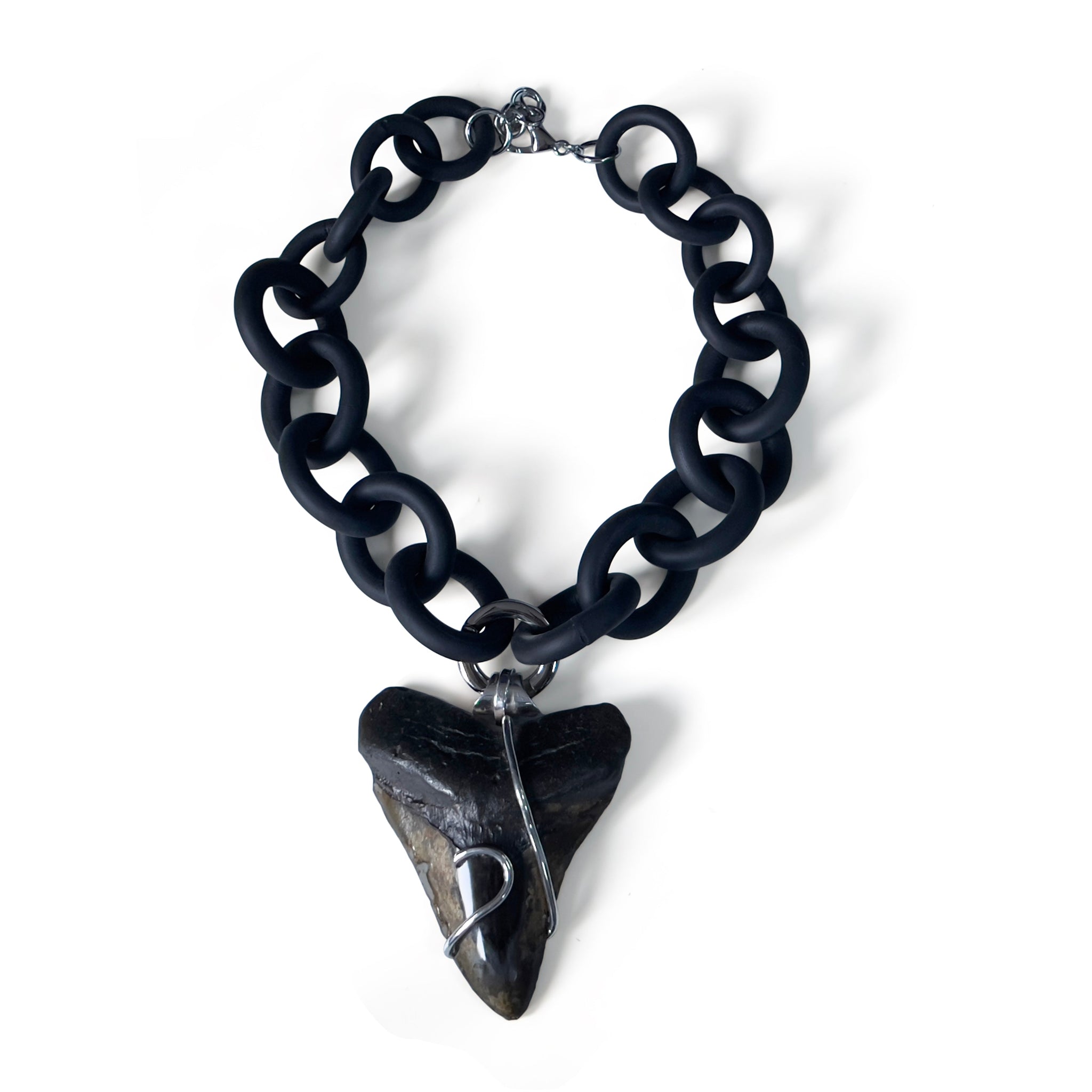 Megalodon Tooth 5-in-1 Rubber Necklace 4 by NYET Jewelry
