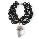 Tibetan Quartz 5-in-1 Rubber Necklace