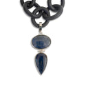 Labradorite and Rubber Necklace
