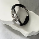 Cuff rubber bracelet by NYET Jewelry