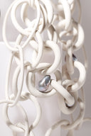 Multi-strand Rubber Statement Necklace with Baroque Pearls