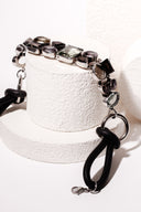 Multi Gemstones and Rubber Choker