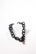 Rubber Chain with Triangle Lemon Topaz