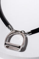 Stirrup Choker Rubber Equestrian Necklace