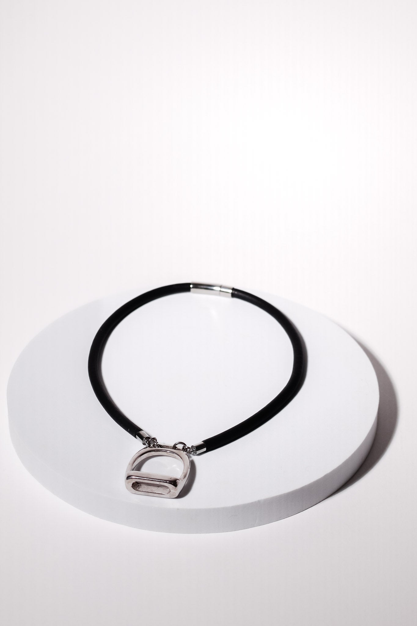 Stirrup Choker Rubber Equestrian Necklace