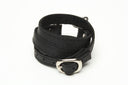 Signature Shackle Wraparound Bracelet Black by NYET Jewelry