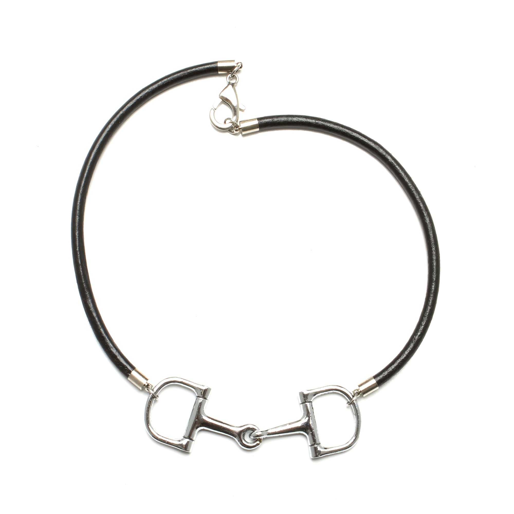 equestrian horse bit choker necklace by nyet jewelry.