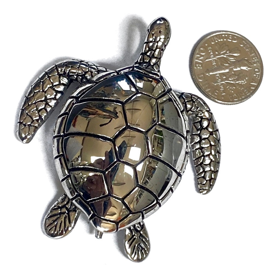 Stainless steel pendent turtle  