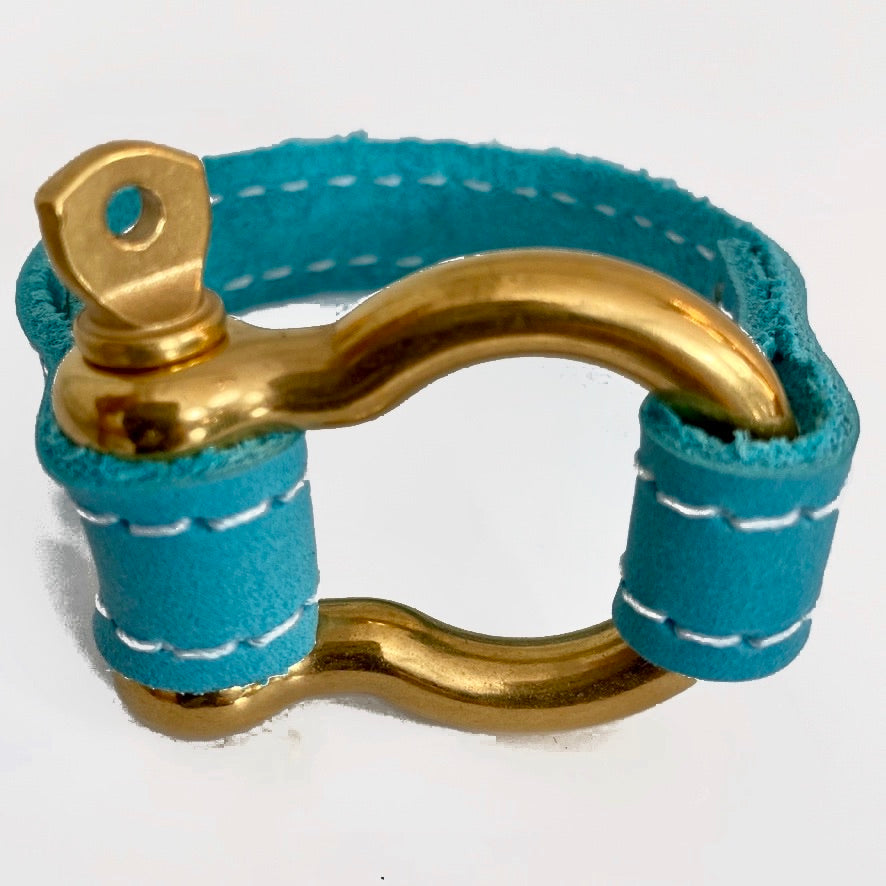 Signature aqua gold bracelet by NYET Jewelry