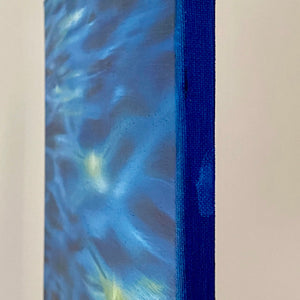 ocean reflections oil painting by Delphine Pontvieux