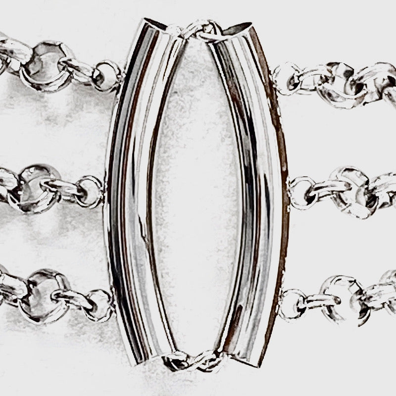 6 mm round chain bracelet by NYET Jewelry.