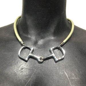 equestrian horse bit choker necklace