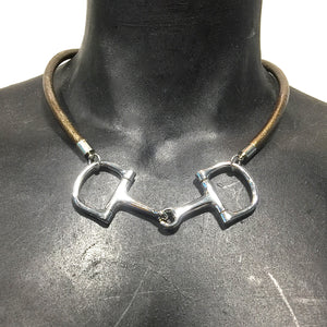 equestrian horse bit choker necklace