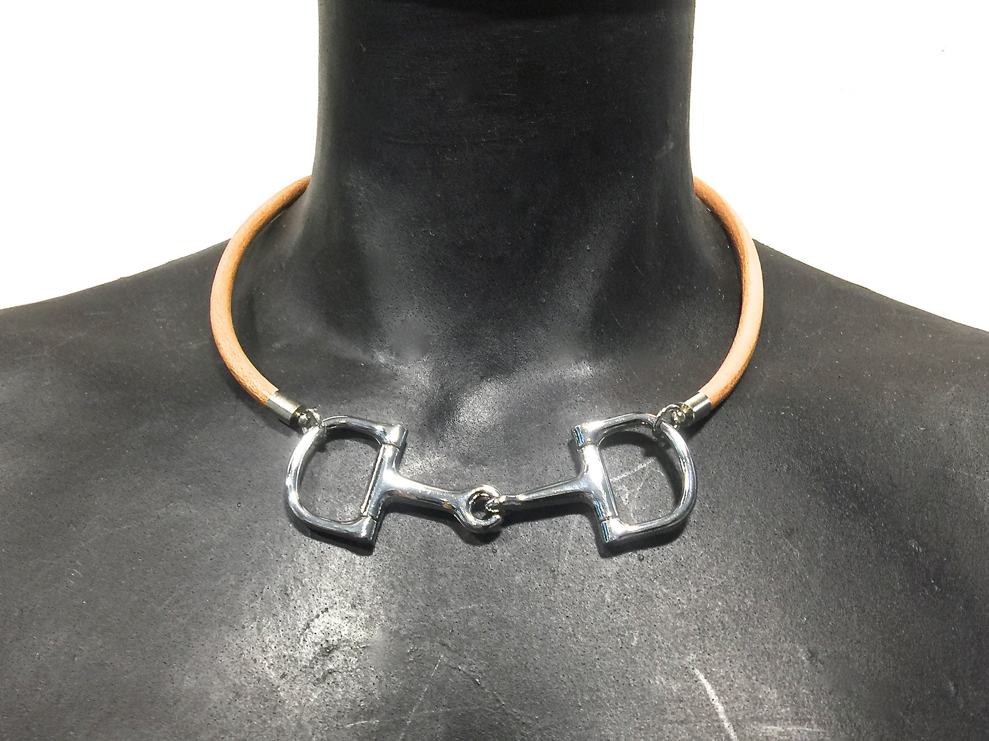 equestrian horse bit choker necklace