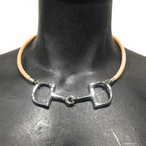 equestrian horse bit choker necklace