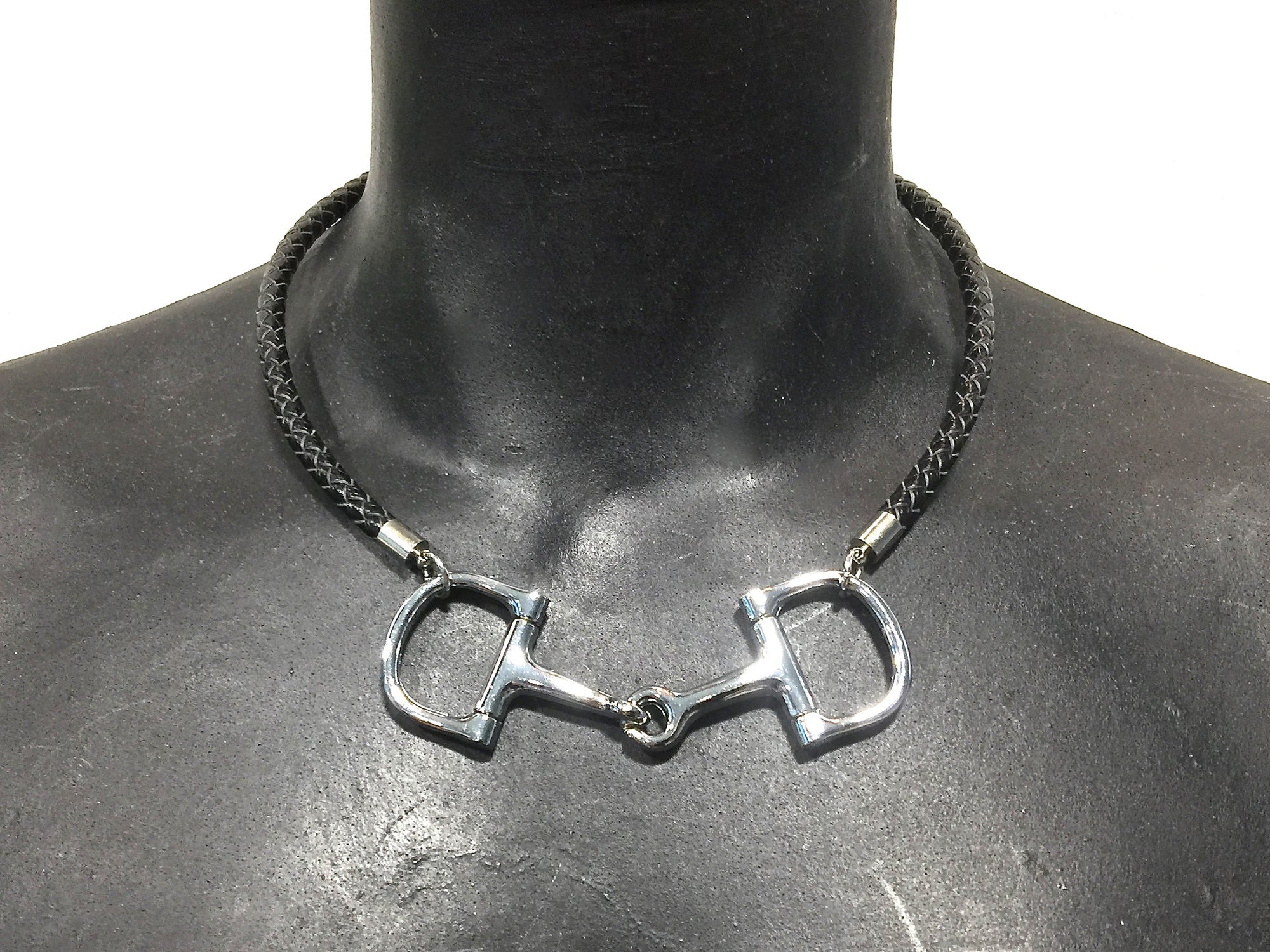 equestrian horse bit choker necklace