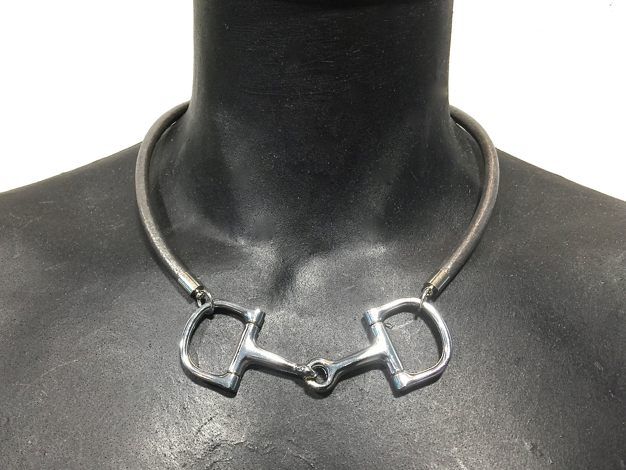 equestrian horse bit choker necklace