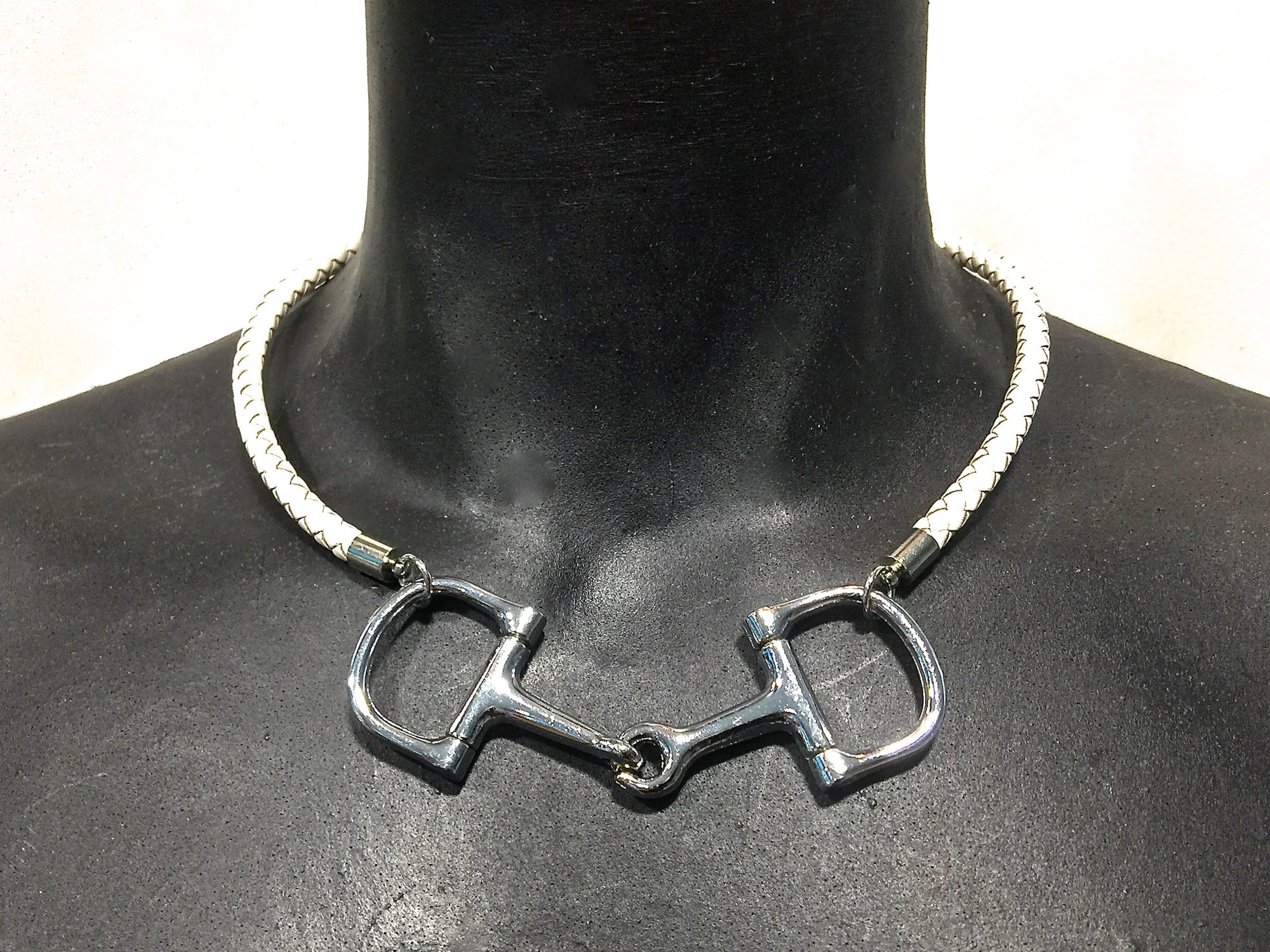 equestrian horse bit choker necklace