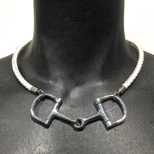 equestrian horse bit choker necklace